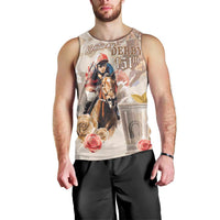 Personalized Kentucky 151st Anniversary Horse Racing Men Tank Top Mint Julep Beige Version LT05