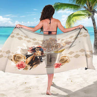 Kentucky 151st Anniversary Horse Racing Sarong Mint Julep Beige Version LT05