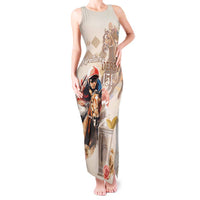 Personalized Kentucky 151st Anniversary Horse Racing Tank Maxi Dress Mint Julep Beige Version LT05