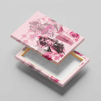 Kentucky Horse Racing Canvas Wall Art 151st Anniversary Mint Julep Pink Version LT05