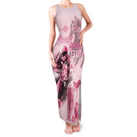 Personalized Kentucky Horse Racing Family Matching Tank Maxi Dress and Hawaiian Shirt 151st Anniversary Mint Julep Pink Version LT05