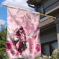 Kentucky Horse Racing Garden Flag 151st Anniversary Mint Julep Pink Version LT05