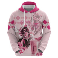 Personalized Kentucky Horse Racing Hoodie 151st Anniversary Mint Julep Pink Version LT05