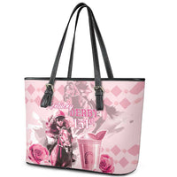 Kentucky Horse Racing Leather Tote Bag 151st Anniversary Mint Julep Pink Version LT05
