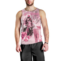 Personalized Kentucky Horse Racing Men Tank Top 151st Anniversary Mint Julep Pink Version LT05