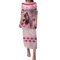 Personalized Kentucky Horse Racing Puletasi 151st Anniversary Mint Julep Pink Version LT05