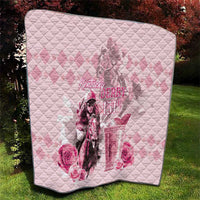 Kentucky Horse Racing Quilt 151st Anniversary Mint Julep Pink Version LT05