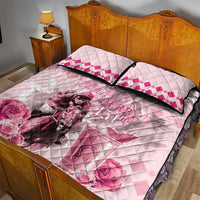 Kentucky Horse Racing Quilt Bed Set 151st Anniversary Mint Julep Pink Version LT05