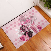 Kentucky Horse Racing Rubber Doormat 151st Anniversary Mint Julep Pink Version LT05