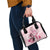 Personalized Kentucky Horse Racing Shoulder Handbag 150th Anniversary Mint Julep Pink Version