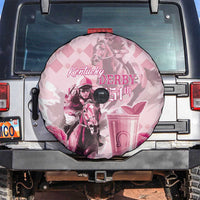 Kentucky Horse Racing Spare Tire Cover 151st Anniversary Mint Julep Pink Version LT05