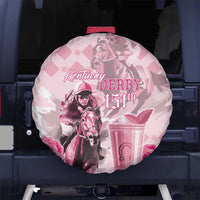 Kentucky Horse Racing Spare Tire Cover 151st Anniversary Mint Julep Pink Version LT05