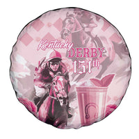 Kentucky Horse Racing Spare Tire Cover 151st Anniversary Mint Julep Pink Version LT05
