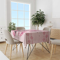 Kentucky Horse Racing Tablecloth 151st Anniversary Mint Julep Pink Version LT05