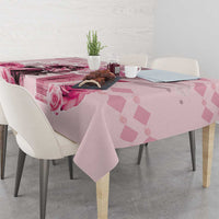 Kentucky Horse Racing Tablecloth 151st Anniversary Mint Julep Pink Version LT05