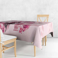 Kentucky Horse Racing Tablecloth 151st Anniversary Mint Julep Pink Version LT05