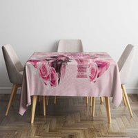 Kentucky Horse Racing Tablecloth 151st Anniversary Mint Julep Pink Version LT05