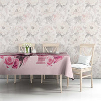 Kentucky Horse Racing Tablecloth 151st Anniversary Mint Julep Pink Version LT05