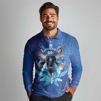 Personalized Boi Caprichoso Long Sleeve Polo Shirt Brazil Folklore Festival - Wonder Print Shop