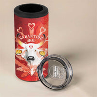 Personalized Boi Garantido 4 in 1 Can Cooler Tumbler Brazil Folklore Festival - Wonder Print Shop