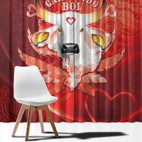 Boi Garantido Window Curtain Brazil Folklore Festival - Wonder Print Shop