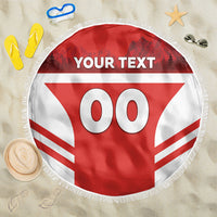 Custom Switzerland Football 2026 Beach Blanket Swiss Alps Special Style