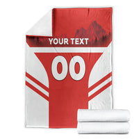 Custom Switzerland Football 2026 Blanket Swiss Alps Special Style