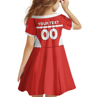 Custom Switzerland Football 2026 Kid Short Sleeve Dress Swiss Alps Special Style
