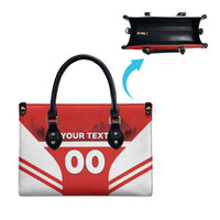 Custom Switzerland Football 2026 Leather Bag Swiss Alps Special Style