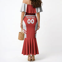 Custom Switzerland Football 2026 Mermaid Dress Swiss Alps Special Style