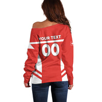 Custom Switzerland Football 2026 Off Shoulder Sweater Swiss Alps Special Style