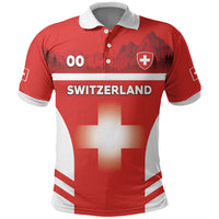 Custom Switzerland Football 2026 Polo Shirt Swiss Alps Special Style