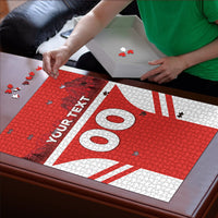 Custom Switzerland Football 2026 Puzzle Swiss Alps Special Style
