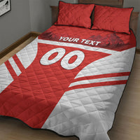 Custom Switzerland Football 2026 Quilt Bed Set Swiss Alps Special Style