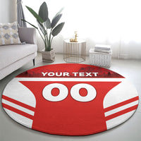 Custom Switzerland Football 2026 Round Carpet Swiss Alps Special Style