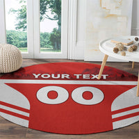 Custom Switzerland Football 2026 Round Carpet Swiss Alps Special Style