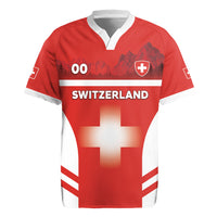Custom Switzerland Football 2026 Rugby Jersey Swiss Alps Special Style