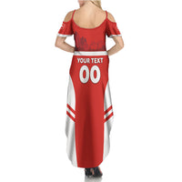 Custom Switzerland Football 2026 Summer Maxi Dress Swiss Alps Special Style