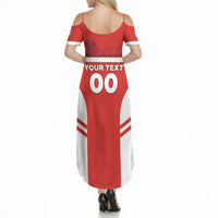Custom Switzerland Football 2026 Summer Maxi Dress Swiss Alps Special Style