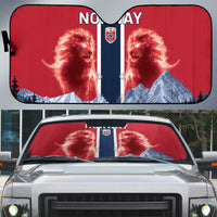 Norway Football 2026 Auto Sun Shade Norge On Top