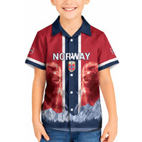 Custom Norway Football 2026 Kid Hawaiian Shirt Norge On Top