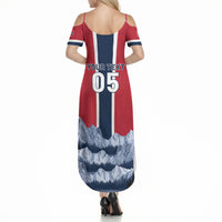 Custom Norway Football 2026 Summer Maxi Dress Norge On Top