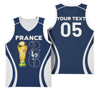Custom France Football 2026 Basketball Jersey Road To Champions
