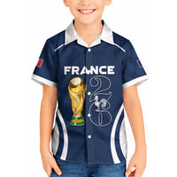 Custom France Football 2026 Kid Hawaiian Shirt Road To Champions