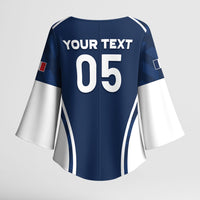 Custom France Football 2026 Kimono Sleeve Blouse Road To Champions