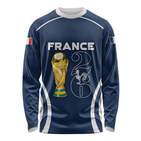 Custom France Football 2026 Long Sleeve Shirt Road To Champions