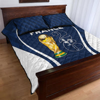 France Football 2026 Quilt Bed Set Road To Champions