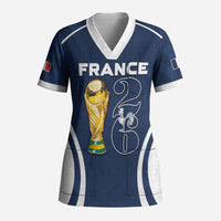 Custom France Football 2026 Scrub Top Road To Champions