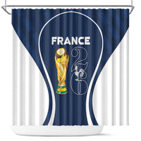 France Football 2026 Shower Curtain Road To Champions