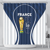France Football 2026 Shower Curtain Road To Champions